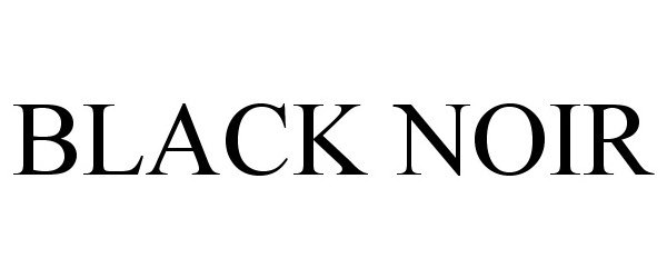 Trademark Logo BLACK NOIR