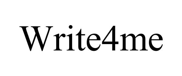 Trademark Logo WRITE4ME