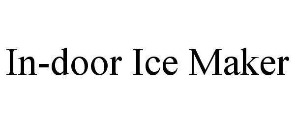  IN-DOOR ICE MAKER