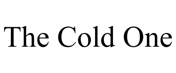 Trademark Logo THE COLD ONE