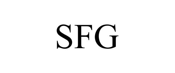 Trademark Logo SFG