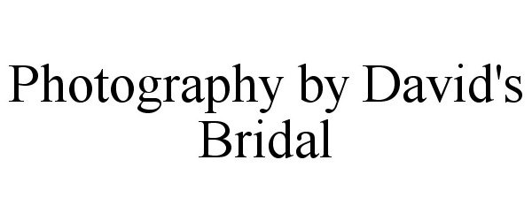  PHOTOGRAPHY BY DAVID'S BRIDAL