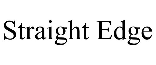 Trademark Logo STRAIGHT EDGE
