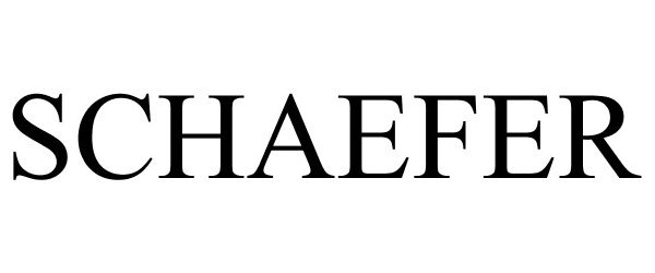 Trademark Logo SCHAEFER