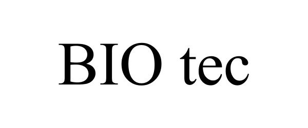Trademark Logo BIO TEC