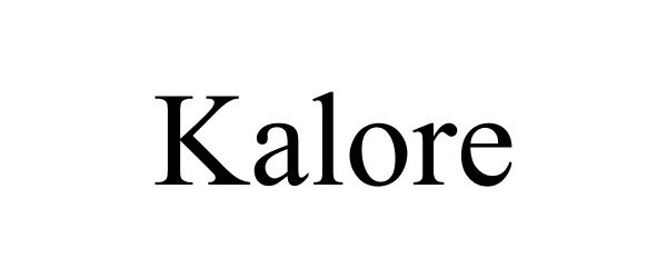 Trademark Logo KALORE