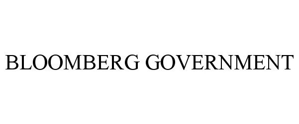  BLOOMBERG GOVERNMENT