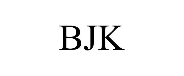 Trademark Logo BJK