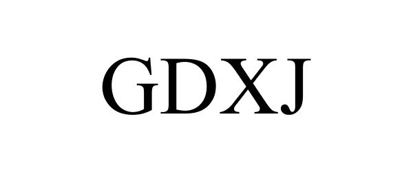 Trademark Logo GDXJ
