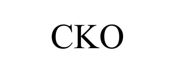 Trademark Logo CKO