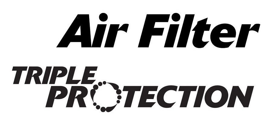 Trademark Logo AIR FILTER TRIPLE PROTECTION