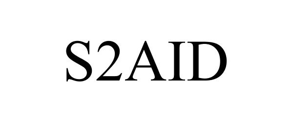 Trademark Logo S2AID