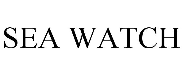 Trademark Logo SEA WATCH