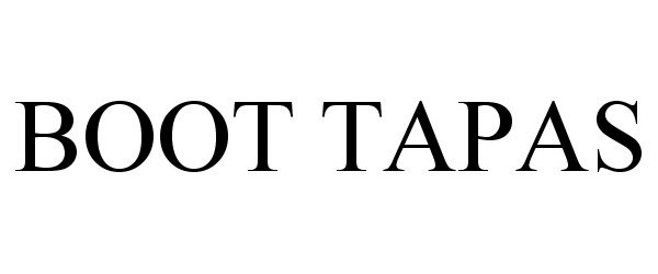 Trademark Logo BOOT TAPAS