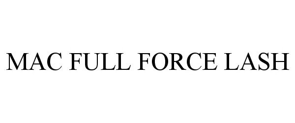  MAC FULL FORCE LASH