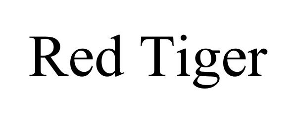 Trademark Logo RED TIGER