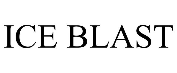 Trademark Logo ICE BLAST