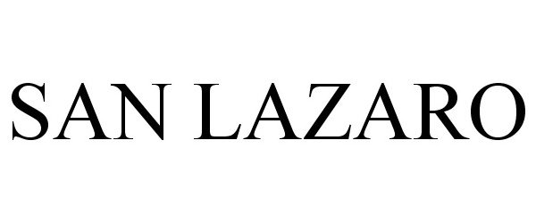 Trademark Logo SAN LAZARO