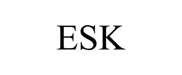 Trademark Logo ESK