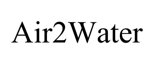 Trademark Logo AIR2WATER