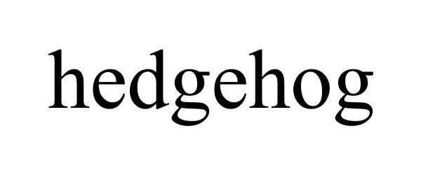 Trademark Logo HEDGEHOG