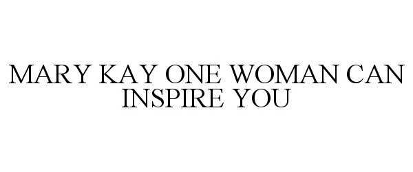  MARY KAY ONE WOMAN CAN INSPIRE YOU