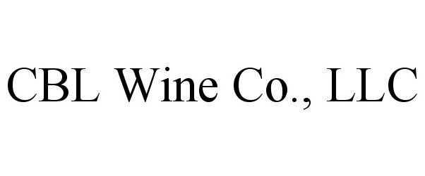  CBL WINE CO., LLC