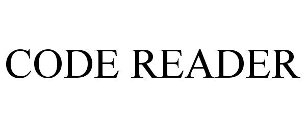 Trademark Logo CODE READER