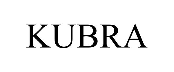 Trademark Logo KUBRA