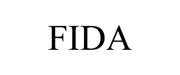 Trademark Logo FIDA