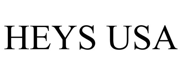 Trademark Logo HEYS USA