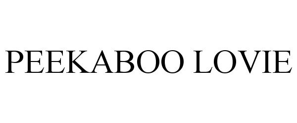 Trademark Logo PEEKABOO LOVIE