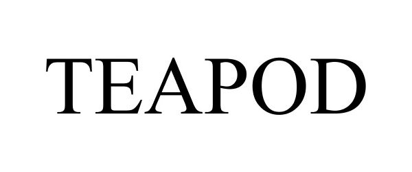 Trademark Logo TEAPOD