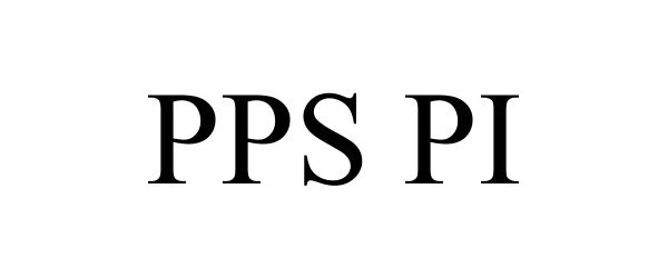 Trademark Logo PPS PI