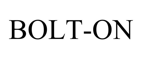 Trademark Logo BOLT-ON