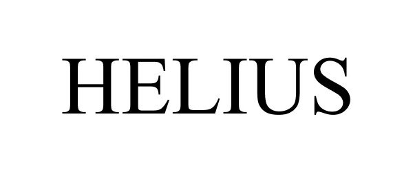Trademark Logo HELIUS