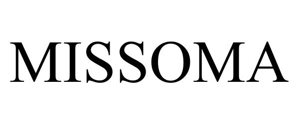Trademark Logo MISSOMA