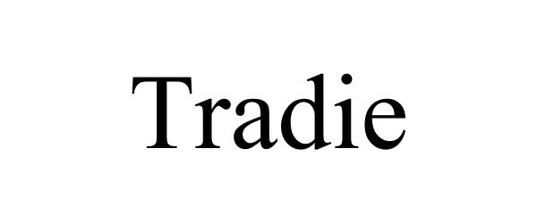 Trademark Logo TRADIE