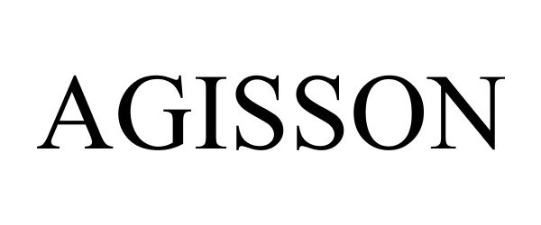Trademark Logo AGISSON