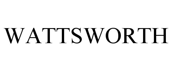 Trademark Logo WATTSWORTH