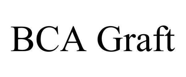 Trademark Logo BCA GRAFT