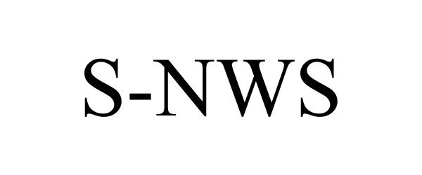 Trademark Logo S-NWS