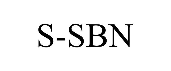 Trademark Logo S-SBN