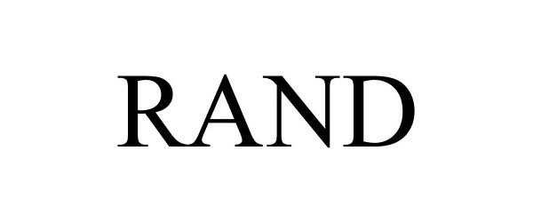 Trademark Logo RAND