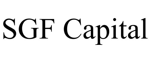 Trademark Logo SGF CAPITAL