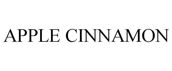 Trademark Logo APPLE CINNAMON