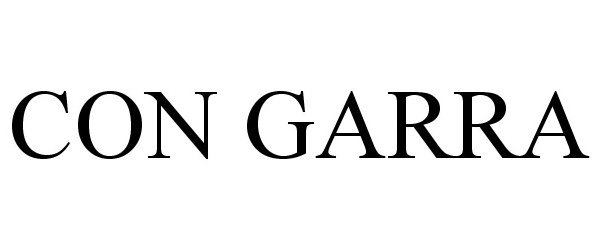 Trademark Logo CON GARRA