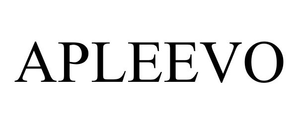 Trademark Logo APLEEVO