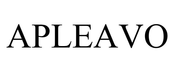 Trademark Logo APLEAVO