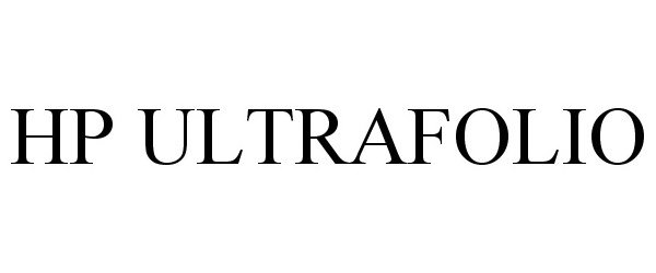 Trademark Logo HP ULTRAFOLIO